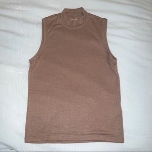 Abercrombie mock neck tank top